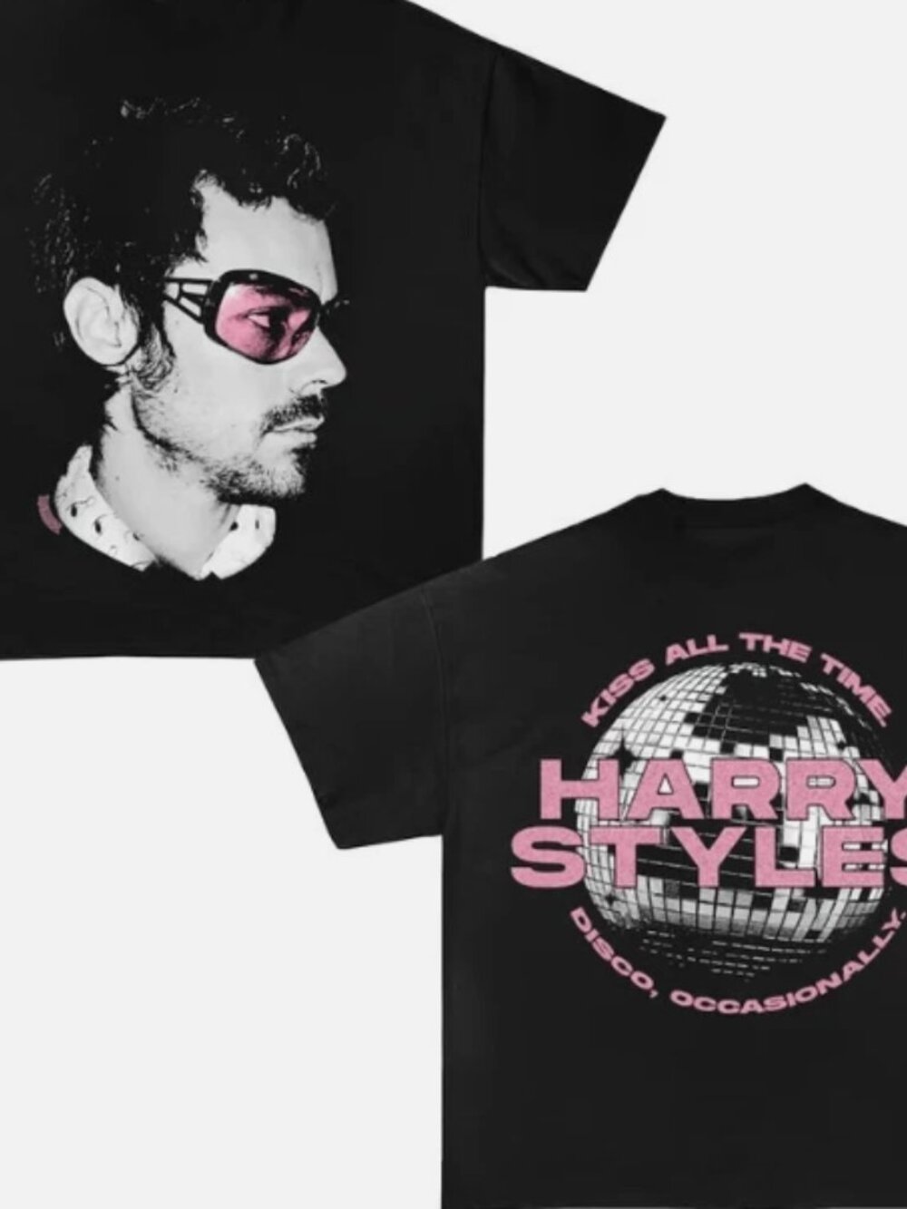 ''Harry Styles'' Disca Ball Graphic T-Shirt